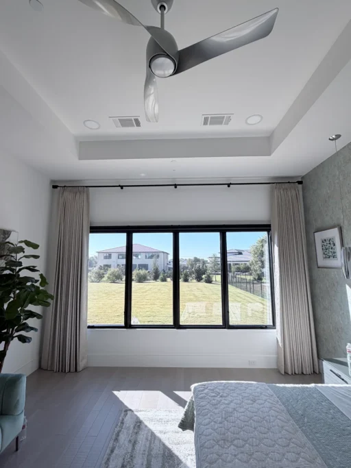 JDX Blinds and Curtains Master Room Curtains