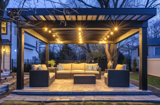 JDX Blinds and Curtains Outdoor Living Pergola