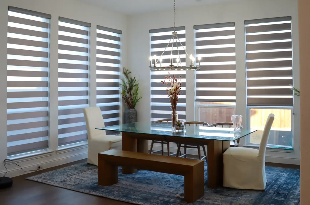 JDX Blinds and Curtains Zebra Shades