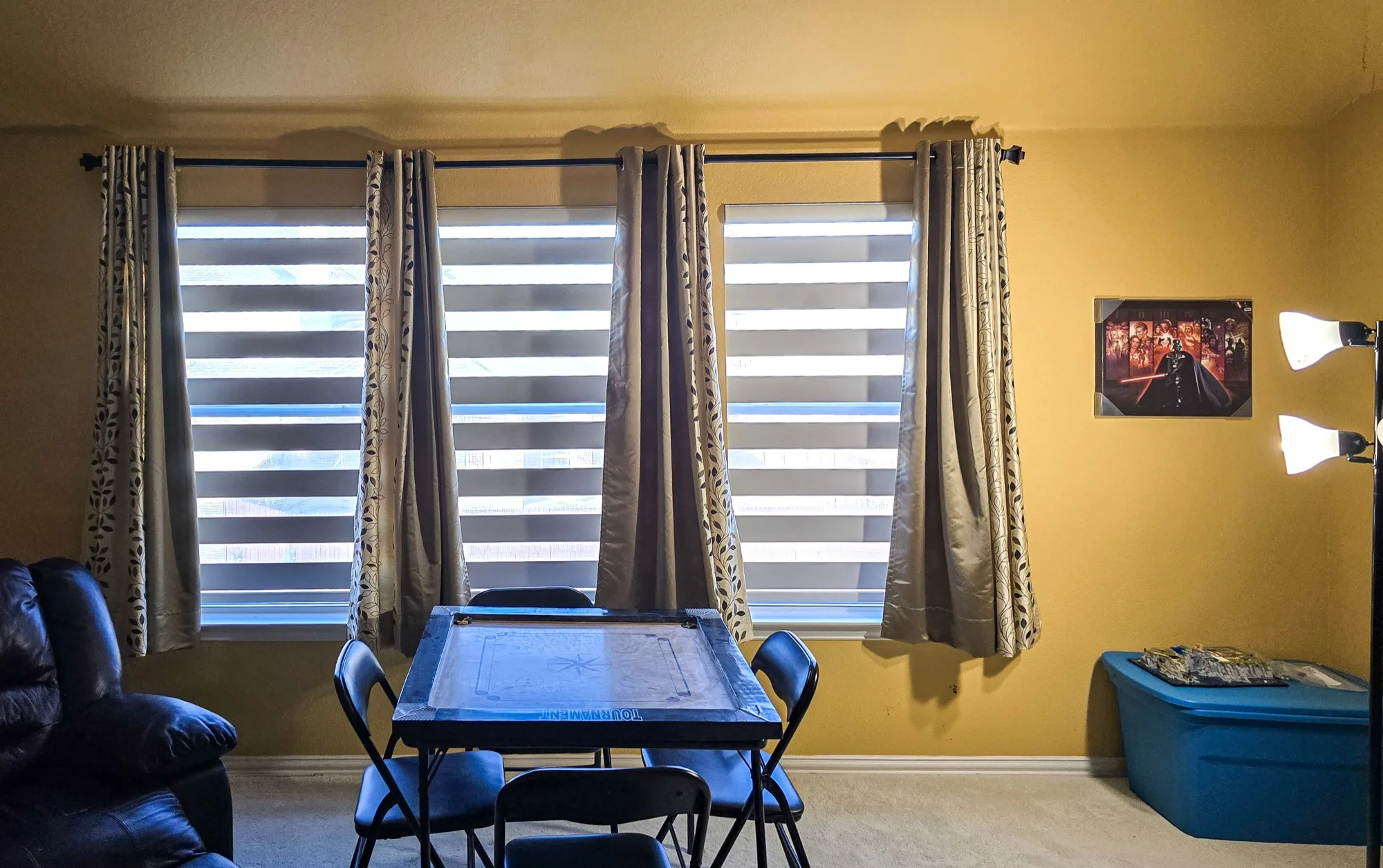 Wylie shades installed in a Frisco, TX home