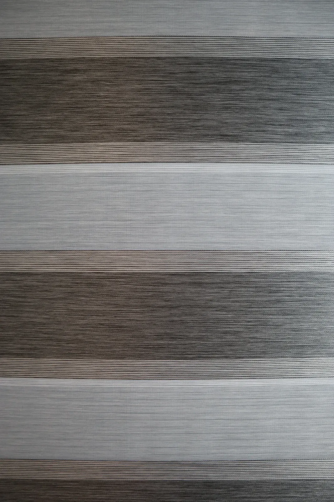 Close-up of a textured zebra shade fabric